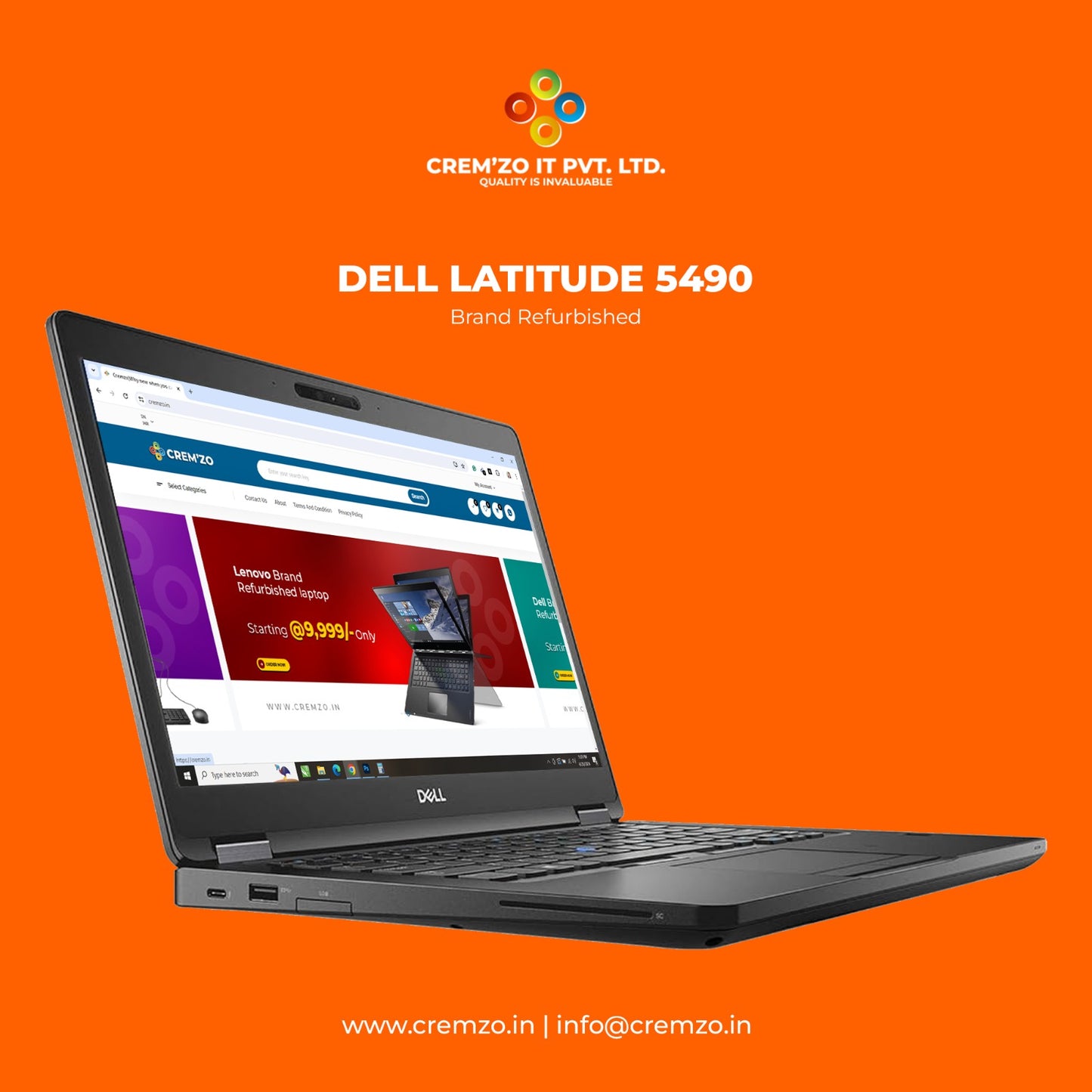 Dell Latitude : 5490 || Core- i7