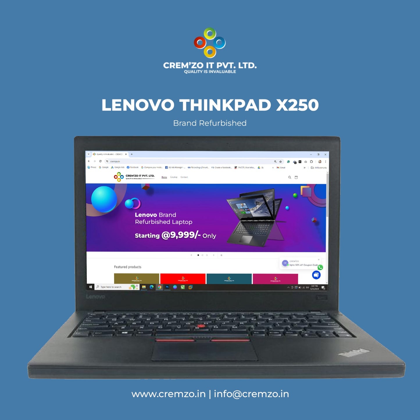 Lenovo Thinkpad : X-250 || Core i7