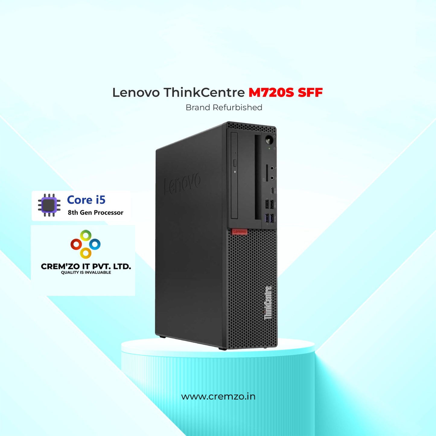 Lenovo ThinkCentre M-720 (Only CPU) || 8th Gen || 1 Year Warranty