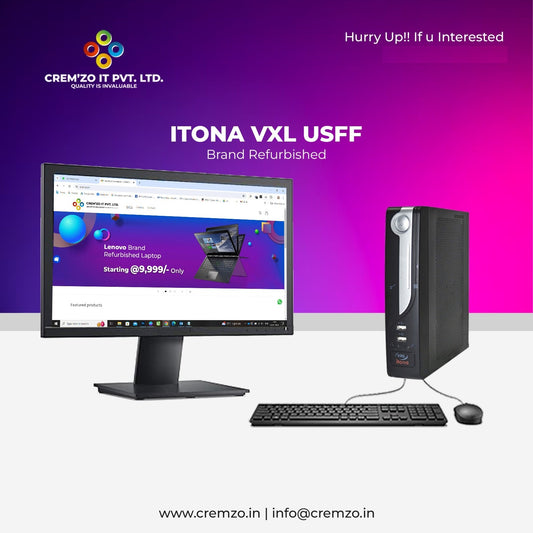 ITONA VXL- Complete Desktop Set || Screen Size : 16" Inch