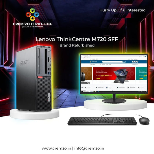 Lenovo ThinkCentre M-720 || 8th Gen || Screen 19" inch||1 Year Warranty